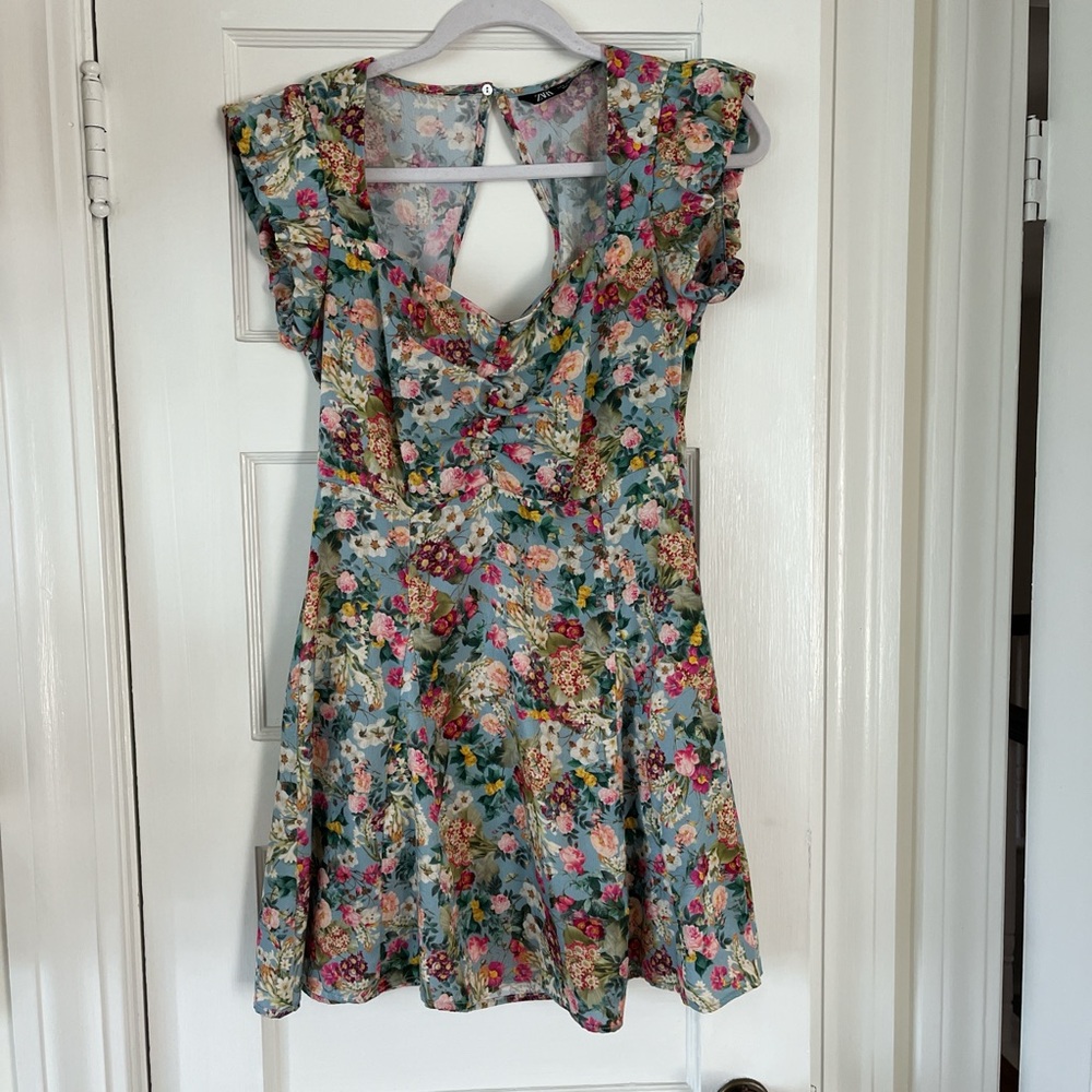 Zara floral dress
